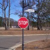 Street and Traffic Sign Model #Stop Indian Creek