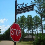 Street and Traffic Sign Model #Stop Timbercrest Lane