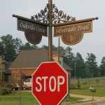 Street and Traffic Sign Model #Stop Vintner's Crossing