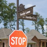 Street and Traffic Sign Model #Dual Arm Stop Turtle Ridge