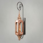 Mediterranean Copper Gas Lighting with Iron Forged Bracket Model #MT0
